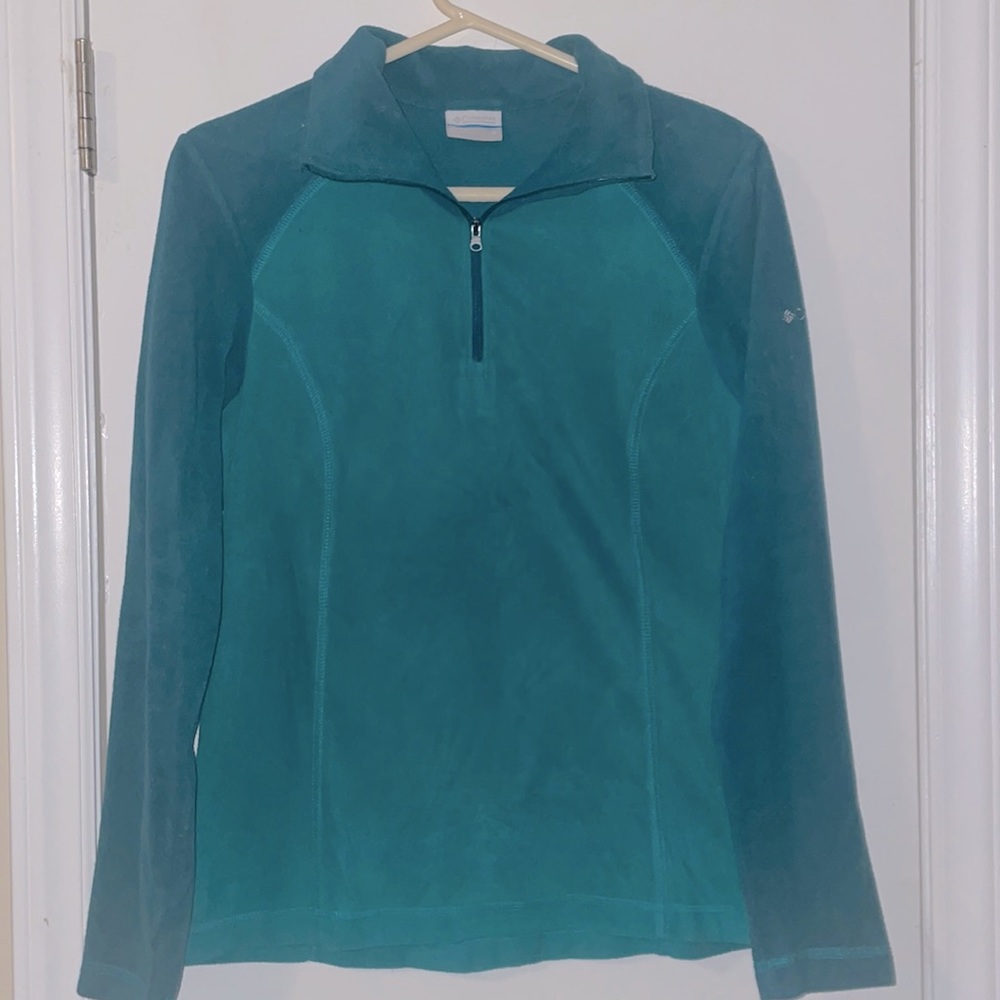 Two tone 1/4 zip pullover